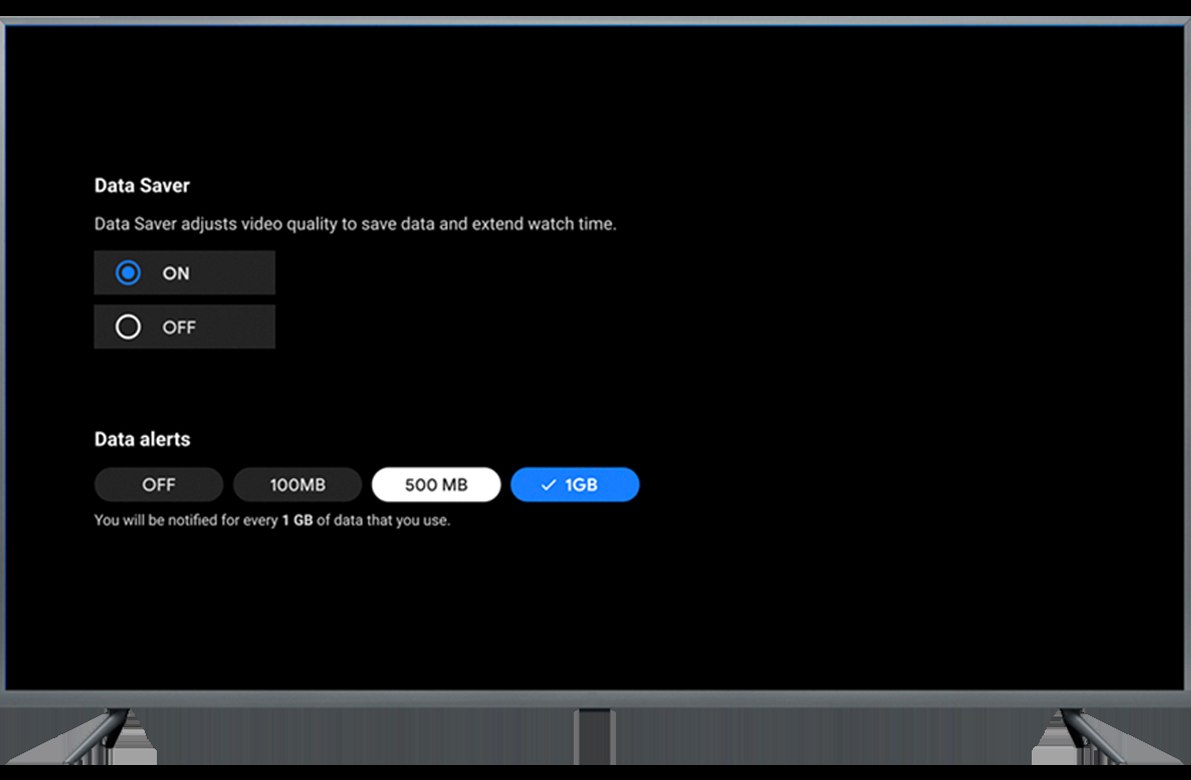 Official television and streaming interface illustration