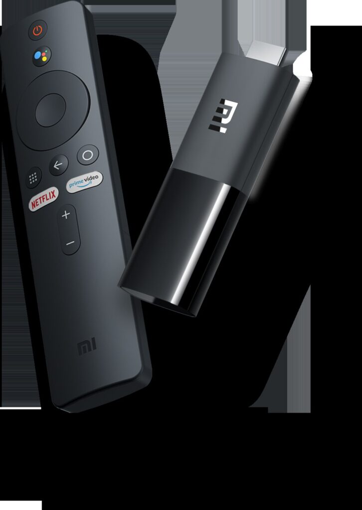 Mi TV Stick and remote product illustration